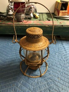 antique railroad lanterns