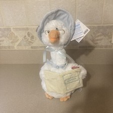 Cuddle Barn 14" Mother Goose Animated Talking Plush Recites 7 Nursery Rhymes NEW