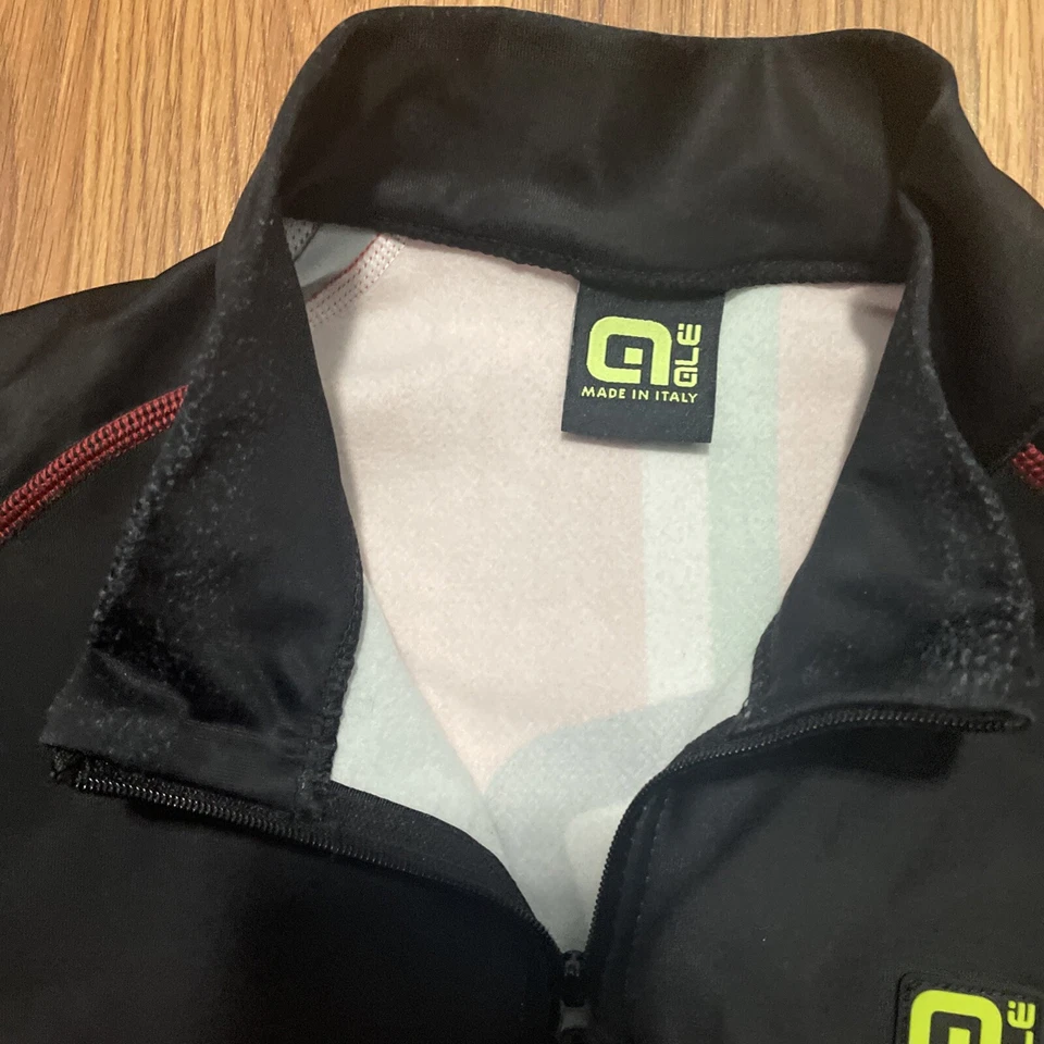 Ale Cycling Jacket Mens Small Thermal Full Zip Windproof - Image 4 of 4