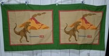 2 Home Trends Kid Pillow Case Shams Tyrannosaurus Rex T-Rex 31x26" Dino Dinosaur