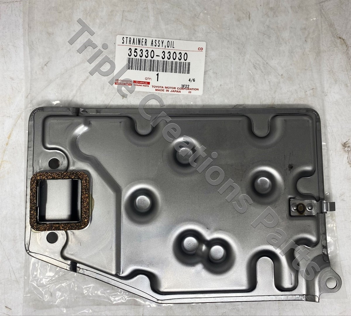Toyota Genuine 35330-33030 Strainer Assy Valve Body Oil 3533033030