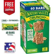 Nature Valley Crunchy Oats 'n Honey Granola Bars 30 Count