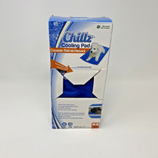 Chillz Cooling Mat For Dogs, Medium Size Cool Pad Pressure Activated Gel Blue