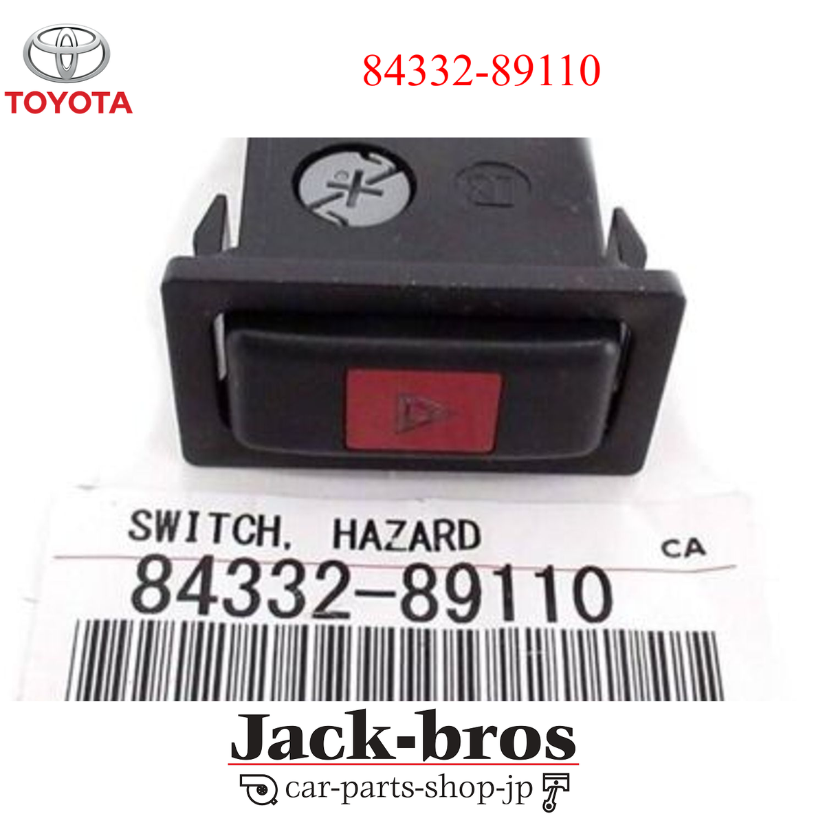 TOYOTA Genuine OEM 4Runner Hazard Light Signal Switch 84332-89110