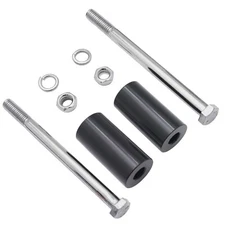 2'' Inch Rise Handlebar Risers Extension for Harley 1-1/4'' Handlebars Black