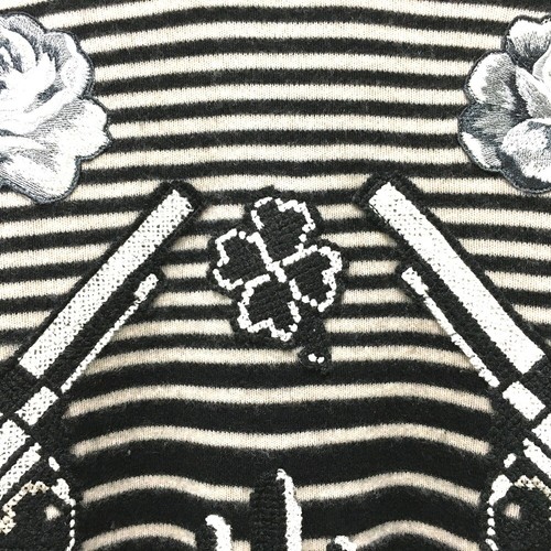 DOLCE&GABBANA GP003K/F64DD-B Flower cactus pistol Long sleeve top Sweater - Picture 4 of 11