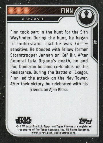 2023 Topps Chrome Star Wars Base, Black Wave, Monikers, Manga, and ROJ You Pick - Picture 135 of 283