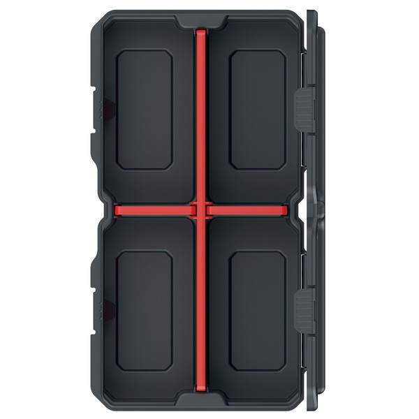 Werkzeug Organizer Werkzeugkiste Werkzeugkaste 3 FäCher 285X158X57Mm Schwarz-image