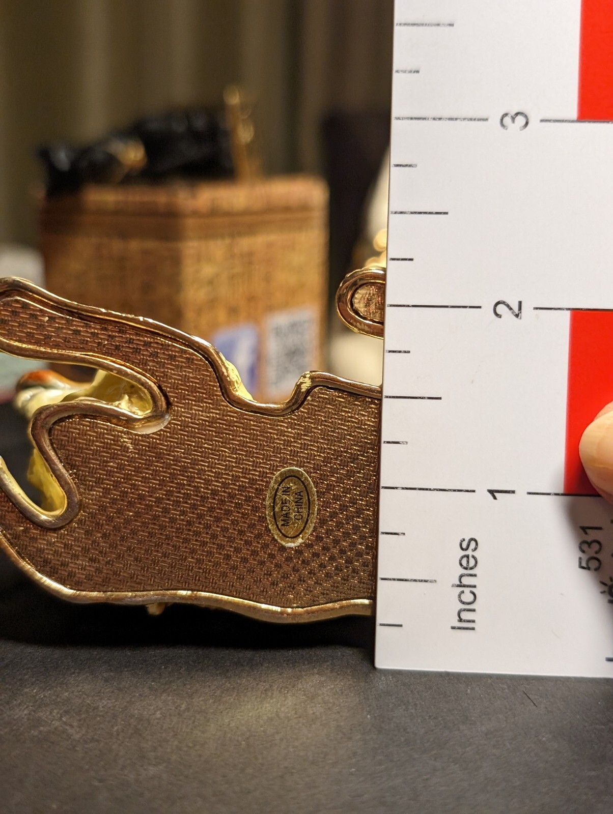 Vintage RUCINNI Golden Retriever Swarovski Jeweled Hinged