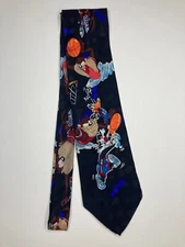 Looney Tunes Mania Mens Formal Necktie 60"Lx3.5"W Multicolor Neck Tie