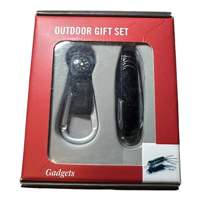 Tandy Brands Accessories Outdoor Gift Set Pocket Knife With Compass NEW
