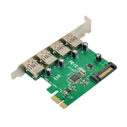 4 Ports USB3.0 PCIE HUB PCI-E for Express to USB Expansion Card Adapter Extender - Afbeelding 4 van 6