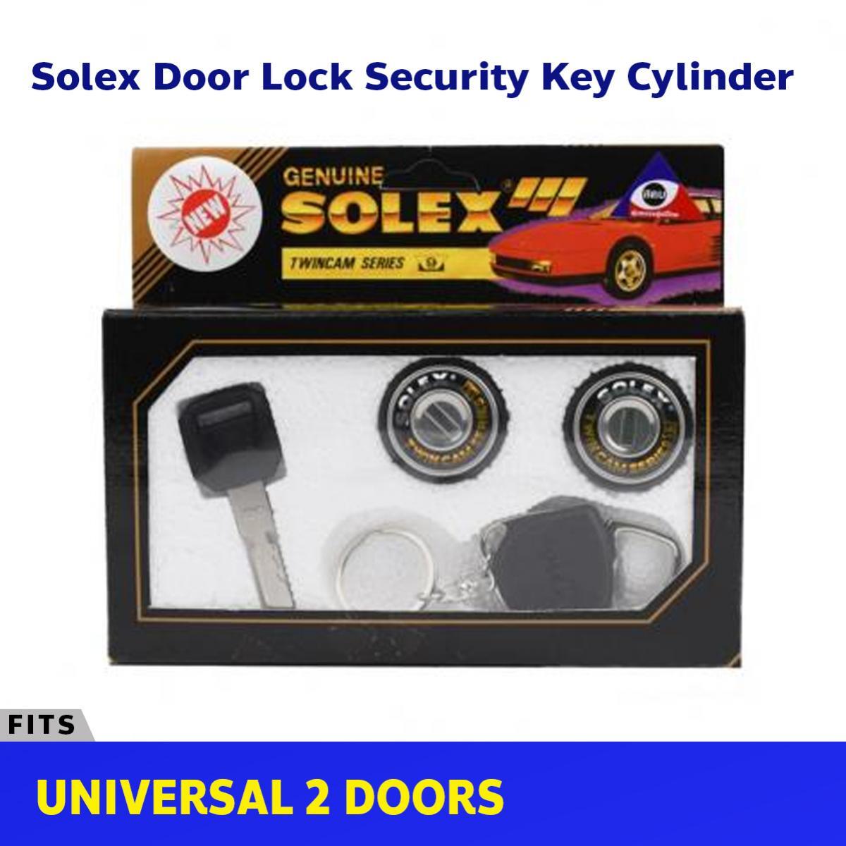 Solex Door Trunk Lock Flat Key Cylinder Keylock Set Fits Universal