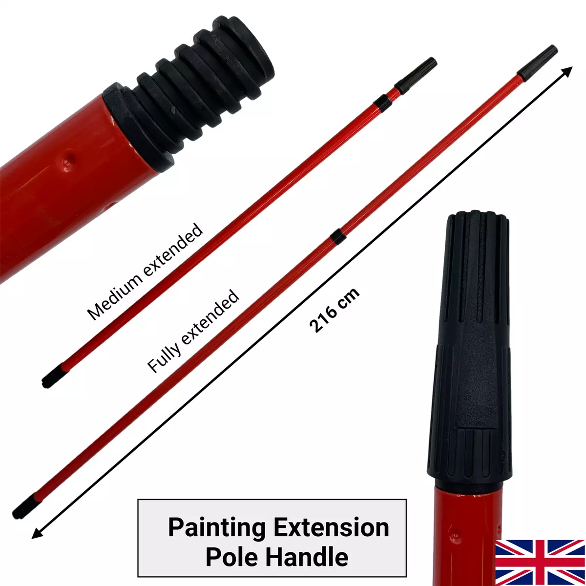 Paint Roller Extension Pole Painting Wall Ceiling Long Handled