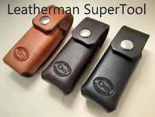 Leather Sheath for Leatherman Supertool 200 Belt Holster ~3 Colors