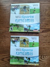 Nintendo Wii - Wii Sports Sleeve Case and Instruction Manual Only - No Disc