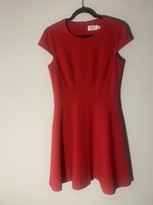 Eliza J. Red Dress  Size 8 Sleeveless Fit&flare Cocktail  Lined
