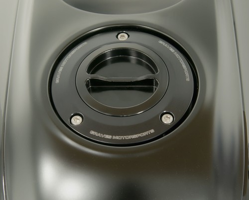 Keyless Gas Cap Vented Billet Aluminum Graves GCY-002-K Yamaha - Picture 3 of 5