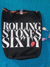 The Rolling Stones Sixty Canvas Cinch Bag