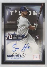2021 Topps 70 Years of Baseball Auto Black 42/50 Sam Huff #70YA-SHU Auto 04fu