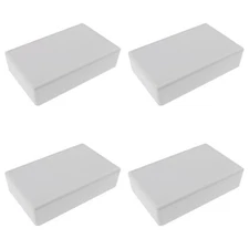 Electrical Junction Box 4PCS Electric Plastic White Waterproof Project Juncti...