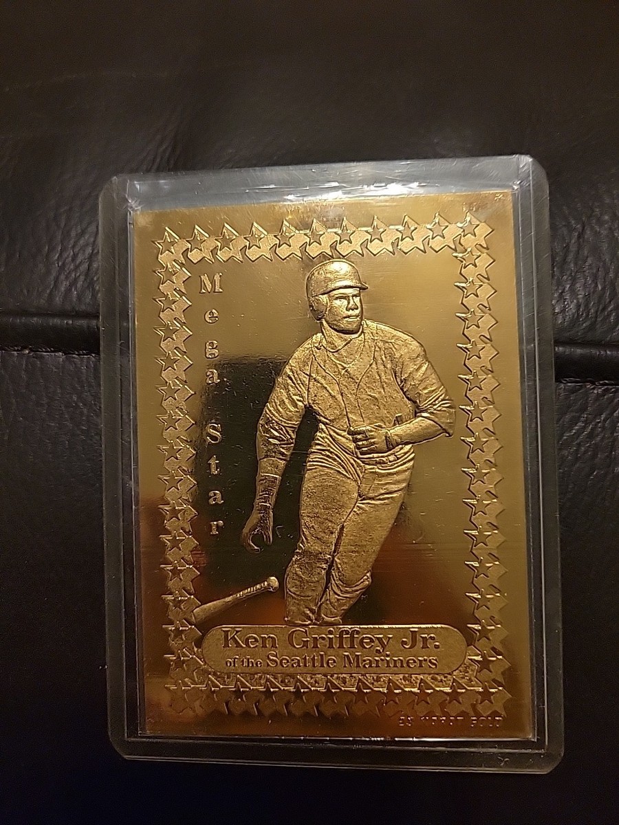 Ken Griffey Jr. 1993 Bleachers Mega Star 23K Karat Gold Card #5154