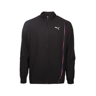 PUMA All Pro Full Zip Jacket Mens Black Casual Athletic Outerwear 63044301