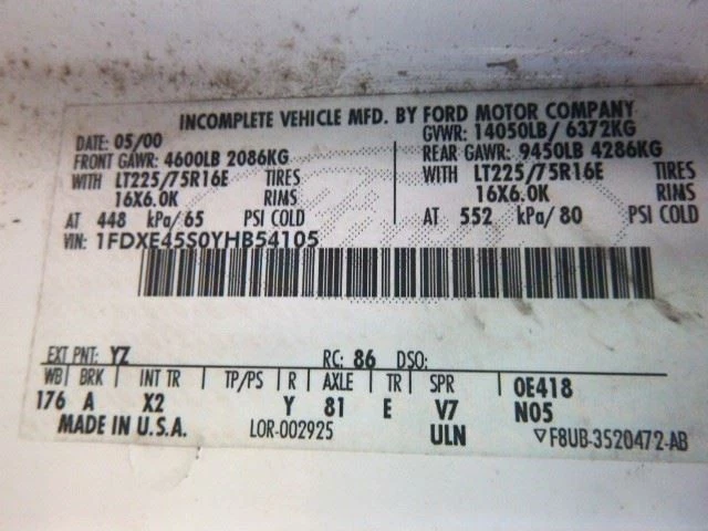 Filtro de aire 5,4 L para furgoneta Ford E350 00-03 1680303 Foto 4 de 4