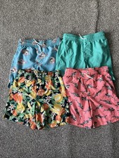 Old Navy Boys Graphic Print Swim Shorts Bundle Set M 8