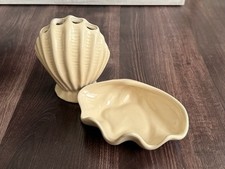 Vintage Seashell Toothbrush Holder & Soap Dis...