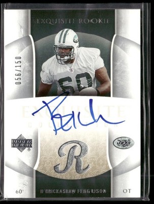 2006 Upper Deck Exquisite Collection #73 D'Brickashaw Ferguson #/150