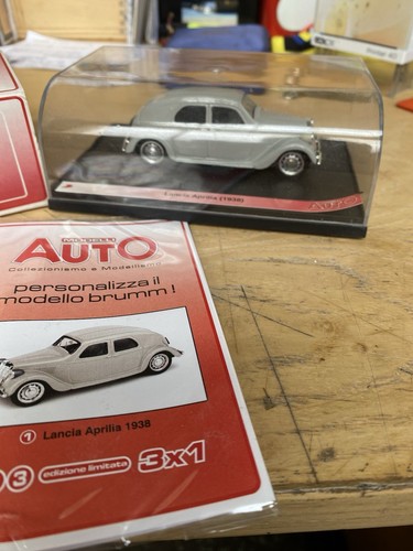 Lancia Aprilia 1938 Promo Modelli Auto Brumm S03/04 1/43 MIB vintage die cast - Foto 2 di 11