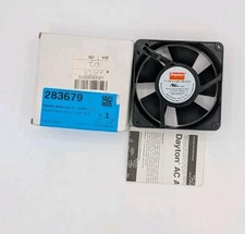 Dayton 2Rtd1 Axial Fan, Square, 115V Ac, 1 Phase, Aluminum, 4 11/16 In W.