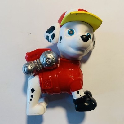 Paw Patrol Marshall Firefighter Uniform Backpack 3'' Action Figure Toy