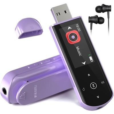 USB MP3 Player 64GB Bluetooth 5.3 Clip Sport Lauf FM Radio Voice Recorder
