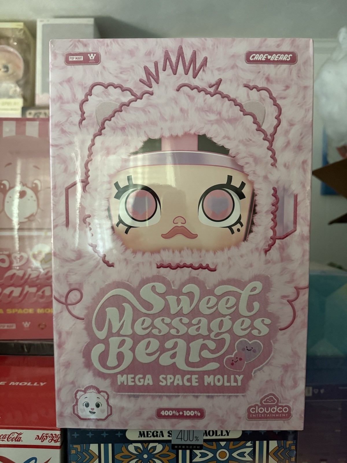 Mega Space Molly 400% Sweet Messages Bear