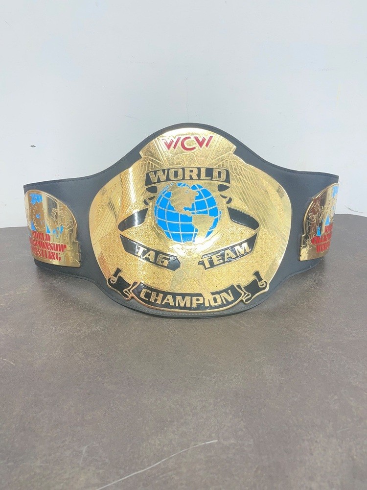 WWE WCW ゴールドバーグ チャンピオンベルト Figures WCW World Tag Team Champion Replica 1999 Belt | eBay