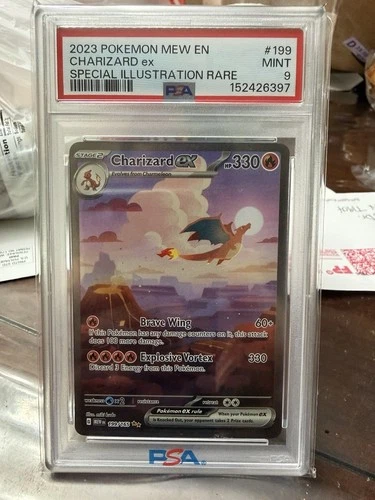 Pokémon Charizard ex Special Illustration Rare Holo 199/165 Scarlet & Violet 33…