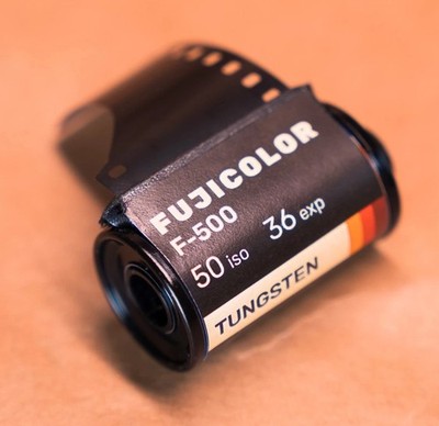 35mm Tungsten Color Film Fuji F-500 Cinema ECN-2 Rare Tested Roll (with SAMPLES)