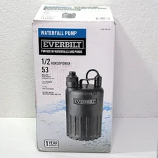 New Everbilt Waterfall Pump Waterfall and Pond Pump SUP80-HD