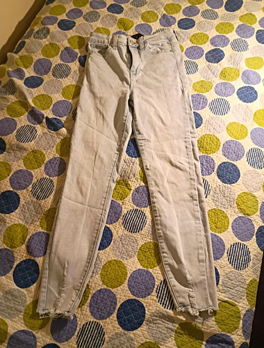 Kendall + Kylie Women’s Skinny Jeans Blue Light Wash High Rise Denim 5-Pocket