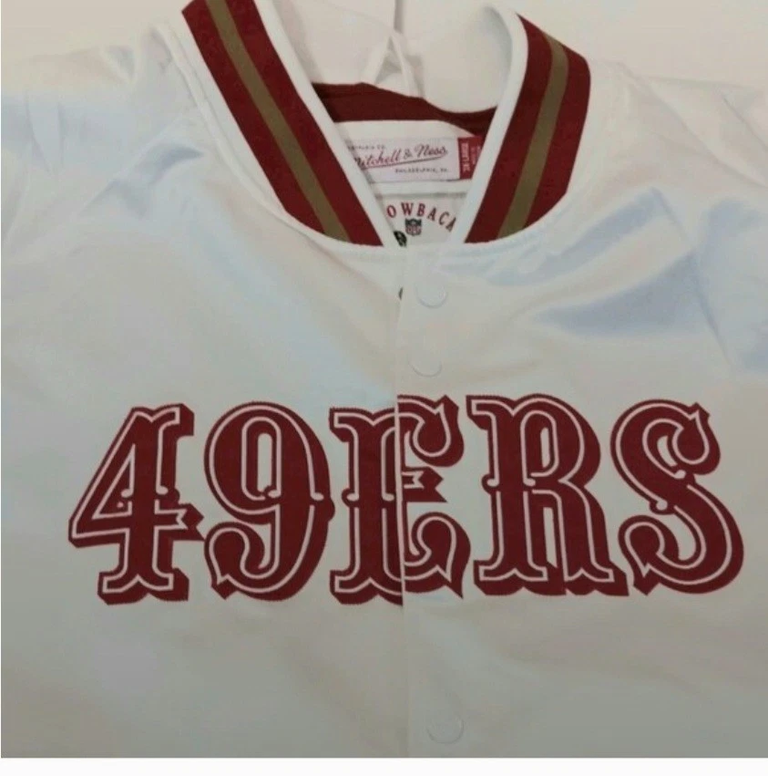 49ers Raro XXXL Chaqueta Ligera MITCHELL NESS ¡ÚLTIMA! Nuevo con etiqueta al por menor $120 Foto 4 de 4