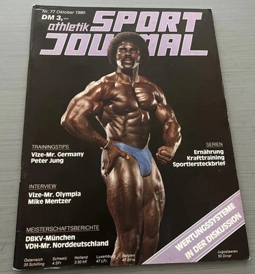 Robby Robinson Athletik SPORT JOURNAL Bodybuilding Magazine #77 1980