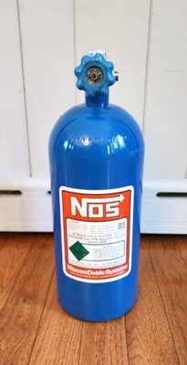 VINTAGE NOS NITROUS OXIDE SYSTEMS 10Lb BOTTLE TANK WITH HI FLO VALVE EMPTY