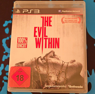 Bethesda The Evil Within Sony PS3 Horror USK 18 PAL BLES-02093 Uncut Handbuch