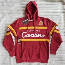 Men's Cleveland Cavaliers Mitchell & Ness Hardwood Classics Sweatshirt Hoodie L