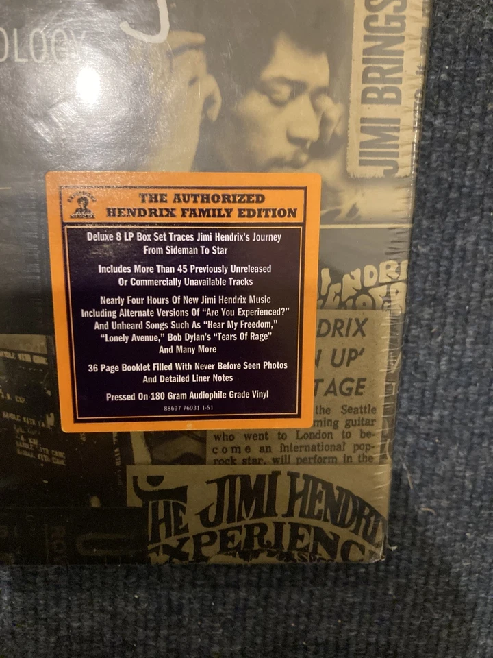 Jimi Hendrix, West Coast Seattle Boy, Anthology, Sealed, 8 Vinyl LP Box Set - Image 2 of 4