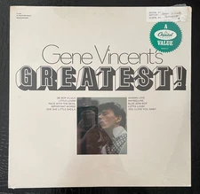 GENE VINCENT’S Greatest Hits LP Be Bop A Lula Race With The Devil MONO NEW LP