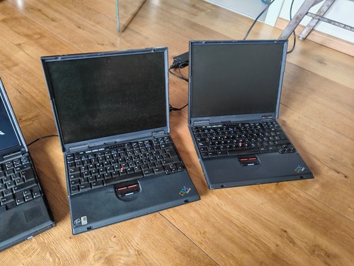 5 X IBM ThinkPad Retro PC Laptop 90er Und 00er Jahre Win 98 Mit Floppy - Afbeelding 4 van 14