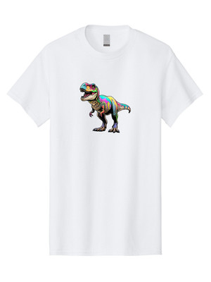 T-Rex-11 Mens Graphic Tee, 100% Cotton, Casual Summer Wear